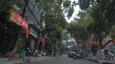 Walking Through a Ho Chi Minh Street – Feb 26 Stock Footage 303045150