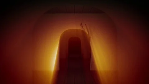 Walking through Nightmare 2 Video stock 85082071