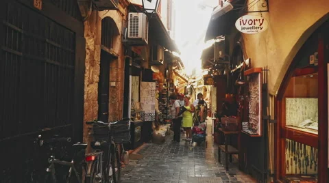 Walking Through the Oldtwon of Rethymno Vidéo 59957120