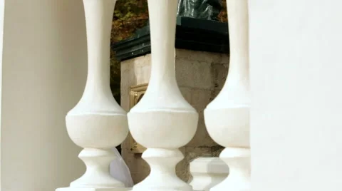 Walking Through The Park Architecture Stock Footage 52465506