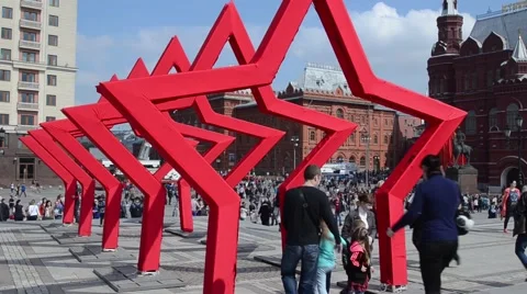 Walking Through the Stars Stock Footage 49827596