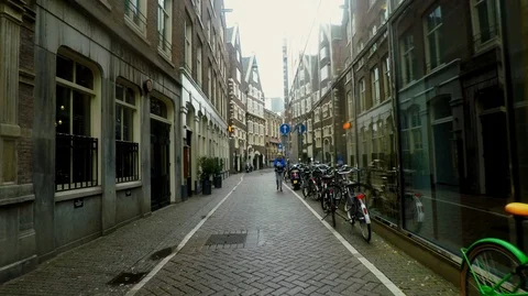 Walking through the streets Stock Footage 99179051