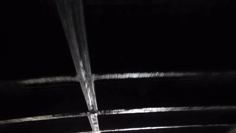 Walking through tunnel or under old bridge Stock Footage 90461306