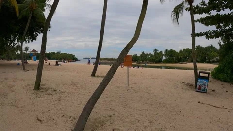 Walking towards a beach Stock Footage 155888119