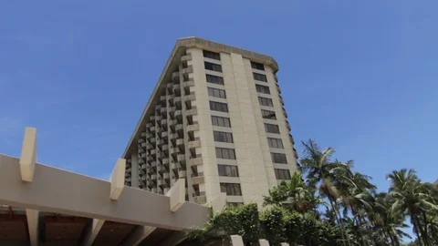 Walking Towards The Building Stock Footage 104790129