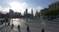 Walking towards the Roy Lichtenstein sculpture in Barcelona 4k or 4k+ Resolution