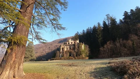 Walking towards Villa De Vecchi Vidéo 233102937