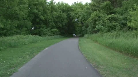 Walking Trail Stock Footage
