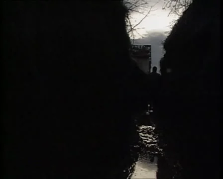 Walking in the trenches 스톡 동영상 8720043