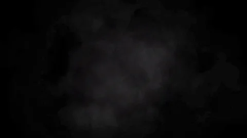 Walking Into The Turbulent Fog 4K Loop Stock Footage 124927672