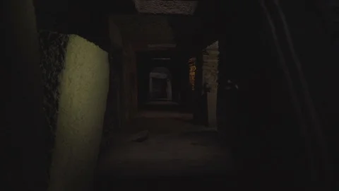 Walking Underground Axum 스톡 동영상 90319412
