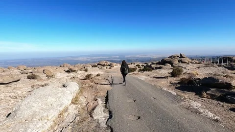 Walking to the valley Stock Footage 295878481