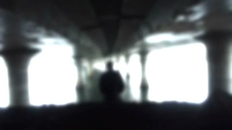 Walking into the Void Stock Footage 8360150