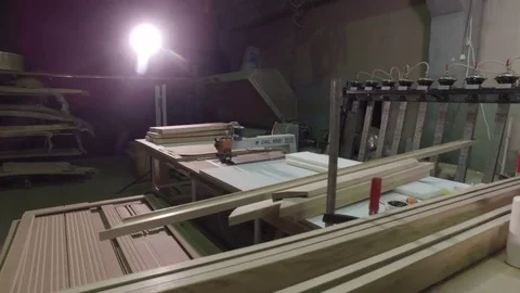 Walking on the warehouse Stock Footage 70709581