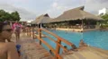 Walking on the wooden bridge at Playa Blanca Resort, Panama 4k or 4k+ Resolution