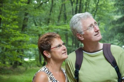 Walking in the woods Stock Photos