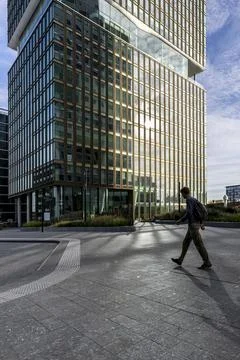 Walking to Work 스톡 사진