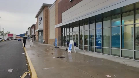 Walking Xfinity Mobile Phone Store Parking Lot Building Stock Footage 219116193