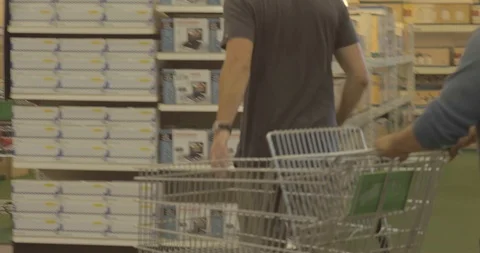 WalkingThroughStore Stock Footage 88838699