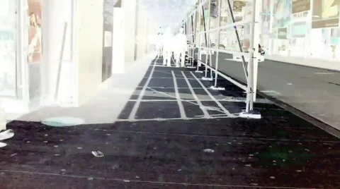 Walkingtunnel Stock Footage 400787