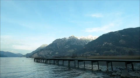 Walks along Stock Footage 75078168