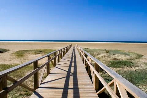 Walkway to the beach Stock Photos