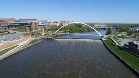 Walkway bridge Foto stock