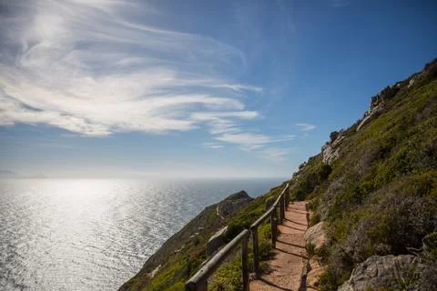 Walkway at Cape Point Foto stock
