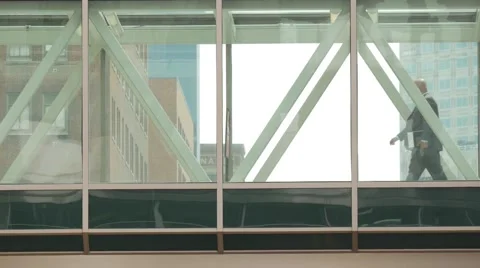 Walkway Joining Buildings Stock-Footage 40050107