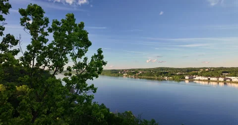 Walkway over the Hudson state park bridge Poughkeepsie New York Stock Footage 340348843