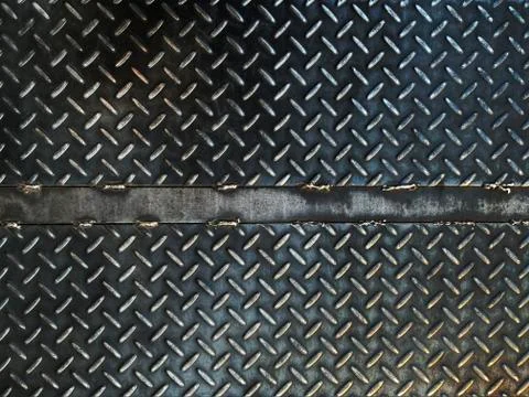 Walkway pattern metal background image Suitable for creating graphic design b Stock Photos