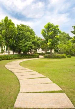 Walkway Foto stock