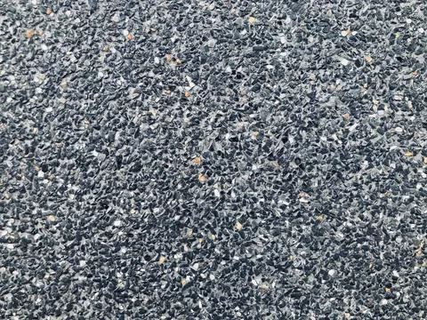 The walkway surface was made of small pebbles in many shades of gray Stock Photos