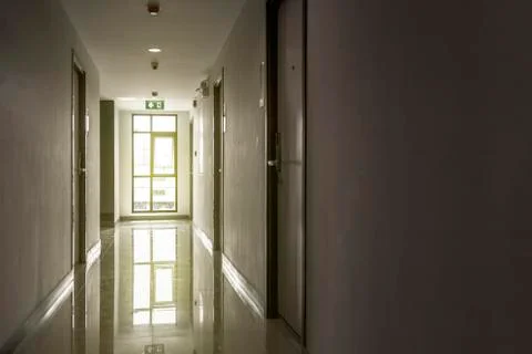 Walkways in building Stock Photos