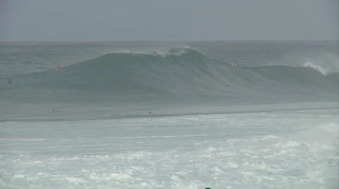 Off the wall-2 Empty Waves Stock Footage 44175592