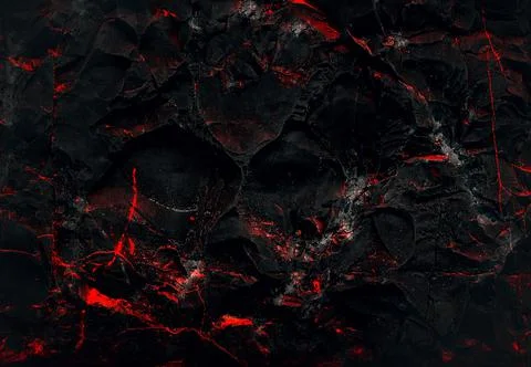 Wall abstraction. Dark Backgrounds Lava. Paint spots. Rock surface with crack Stock Photos