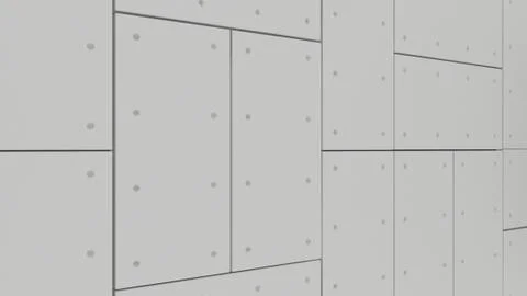 Wall Acoustic Panels , 3d render interior design, mock up illustration Stock Illustration