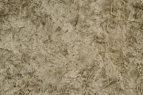 The wall of the adobe house Foto stock