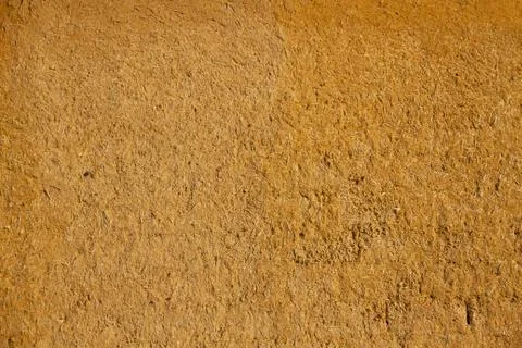 Wall adobe mud and straw 스톡 사진