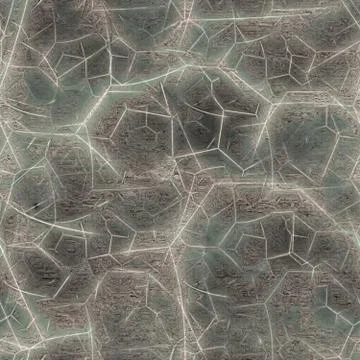 Wall of alien cavern Stock Photos