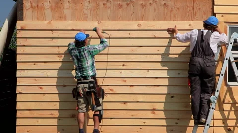 The Wall is Almost Ready Stock Footage 56636543