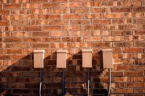 Wall and boxes Foto stock