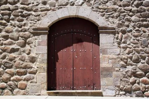 Wall and door Stock Photos