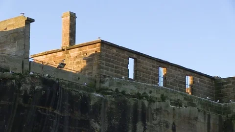 Wall and towers shot Stock Footage 84923977