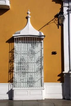 Wall and window Stock-Fotos