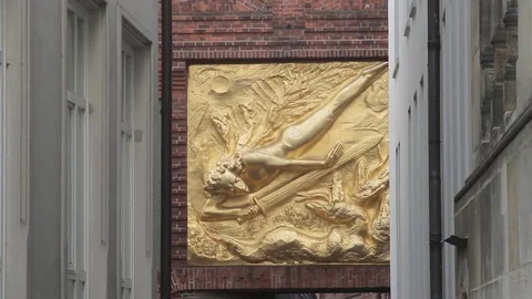Wall Art in Bremen, Germany Stock Footage 70677248