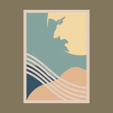 Wall art Stock Illustration