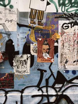 Wall Of Art Fotos de archivo