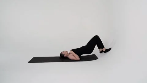 Wall-Assisted Hamstring Walk Stock Footage 314193989