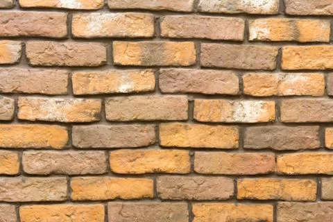 The wall as a backdrop of red brick Stock Photos